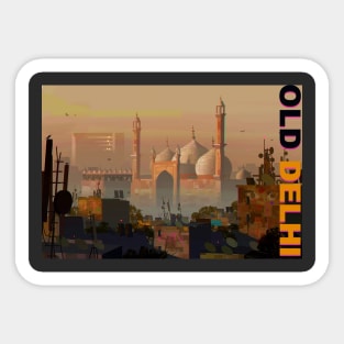 Old Delhi Sticker